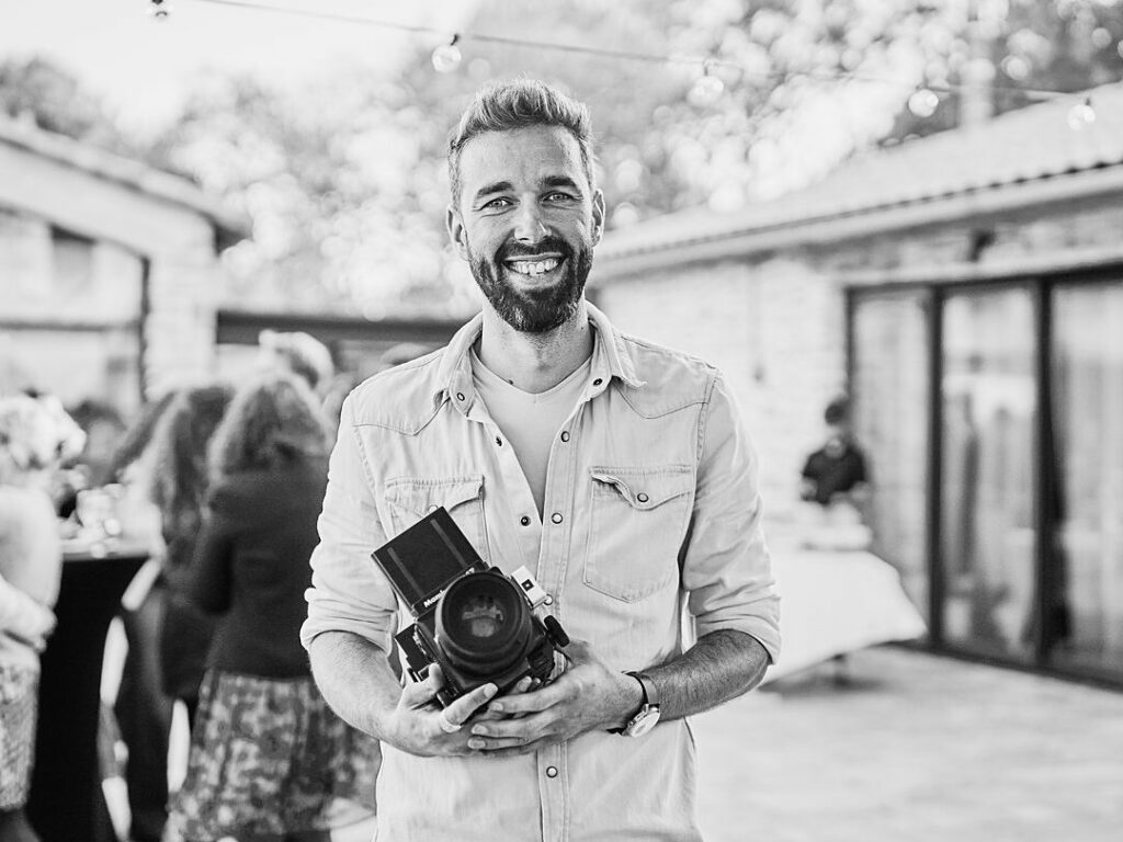 the photographer at work