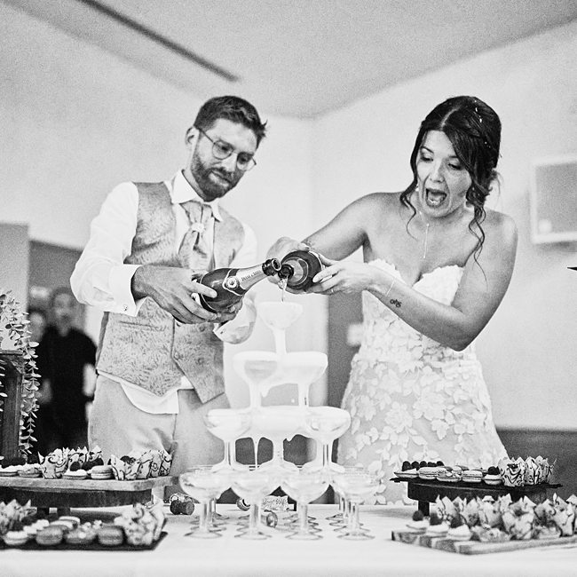 Fontaine de champagne oops