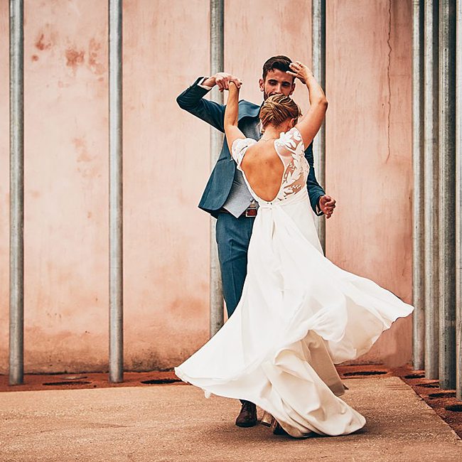 danse des mariés photo artistique