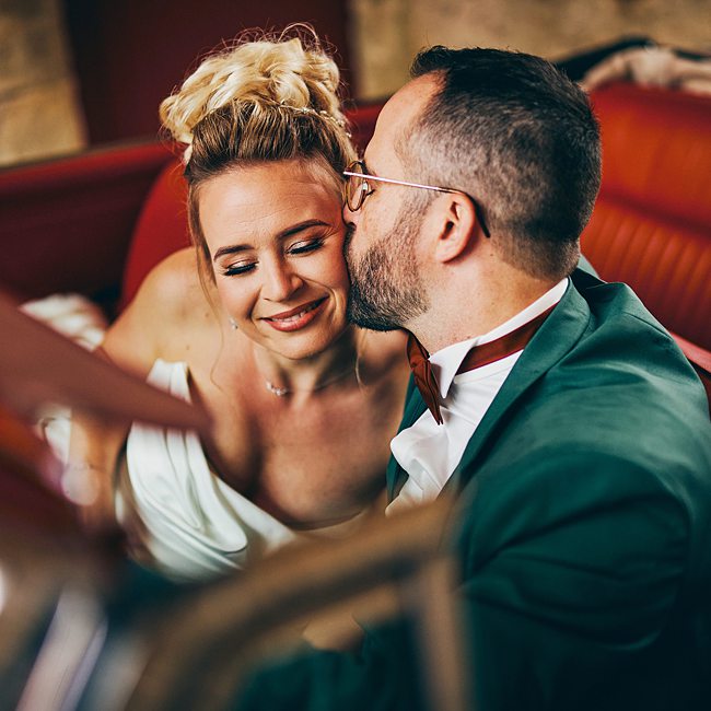 le baiser sur la joue